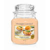 Yankee Candle Geurkaars Medium Mango Ice Cream - 13 cm / ø 11 cm