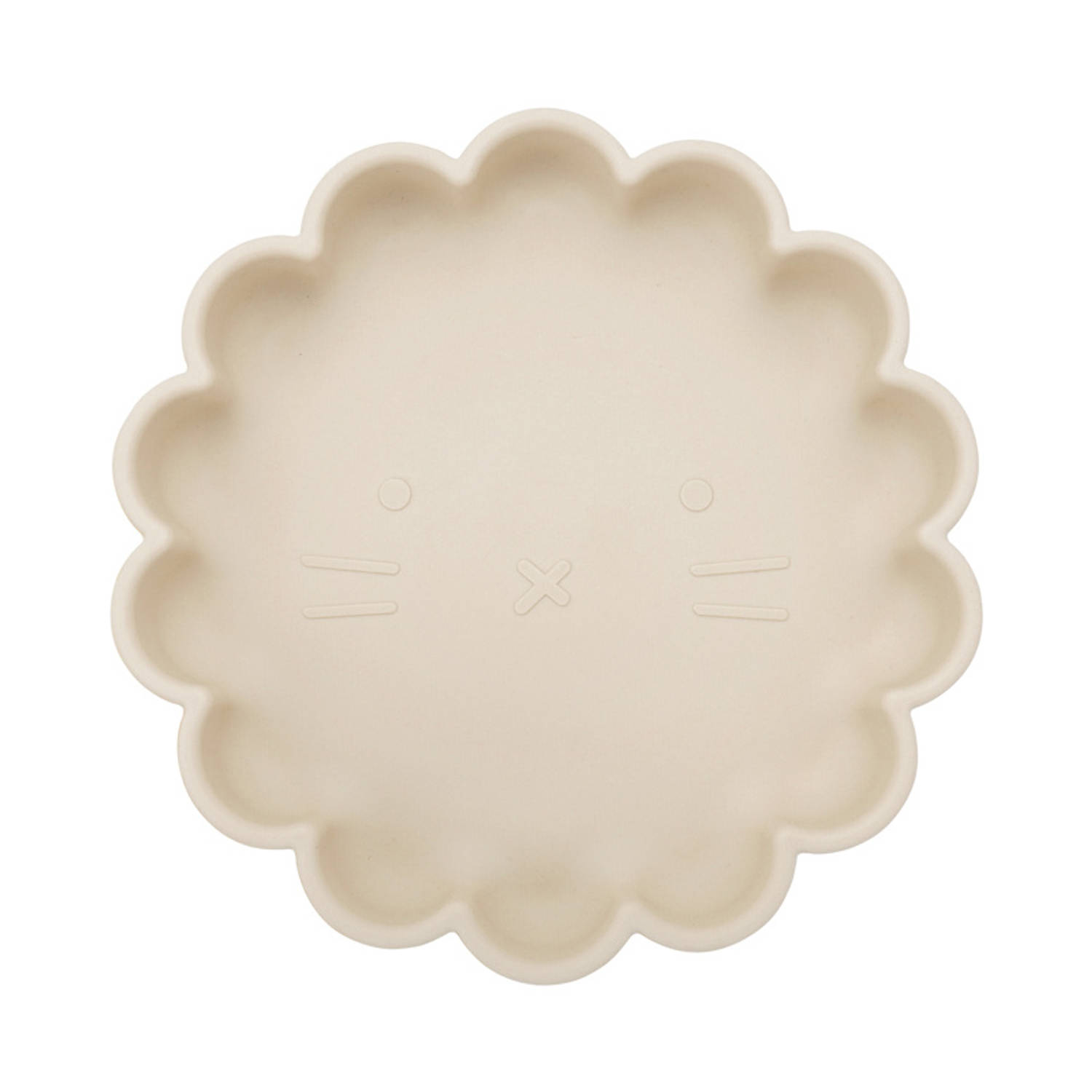 Dutsi - Welpje Serie - Siliconen Babybord met Leeuwen Ontwerp - 18 cm - BPA-Vrij