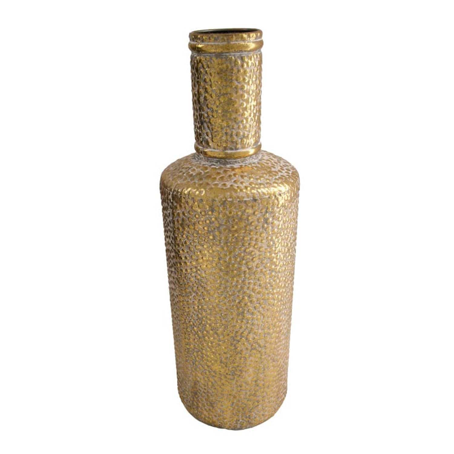 Dijk Natural Collections - Vase metal 17x66.5cm - Goud