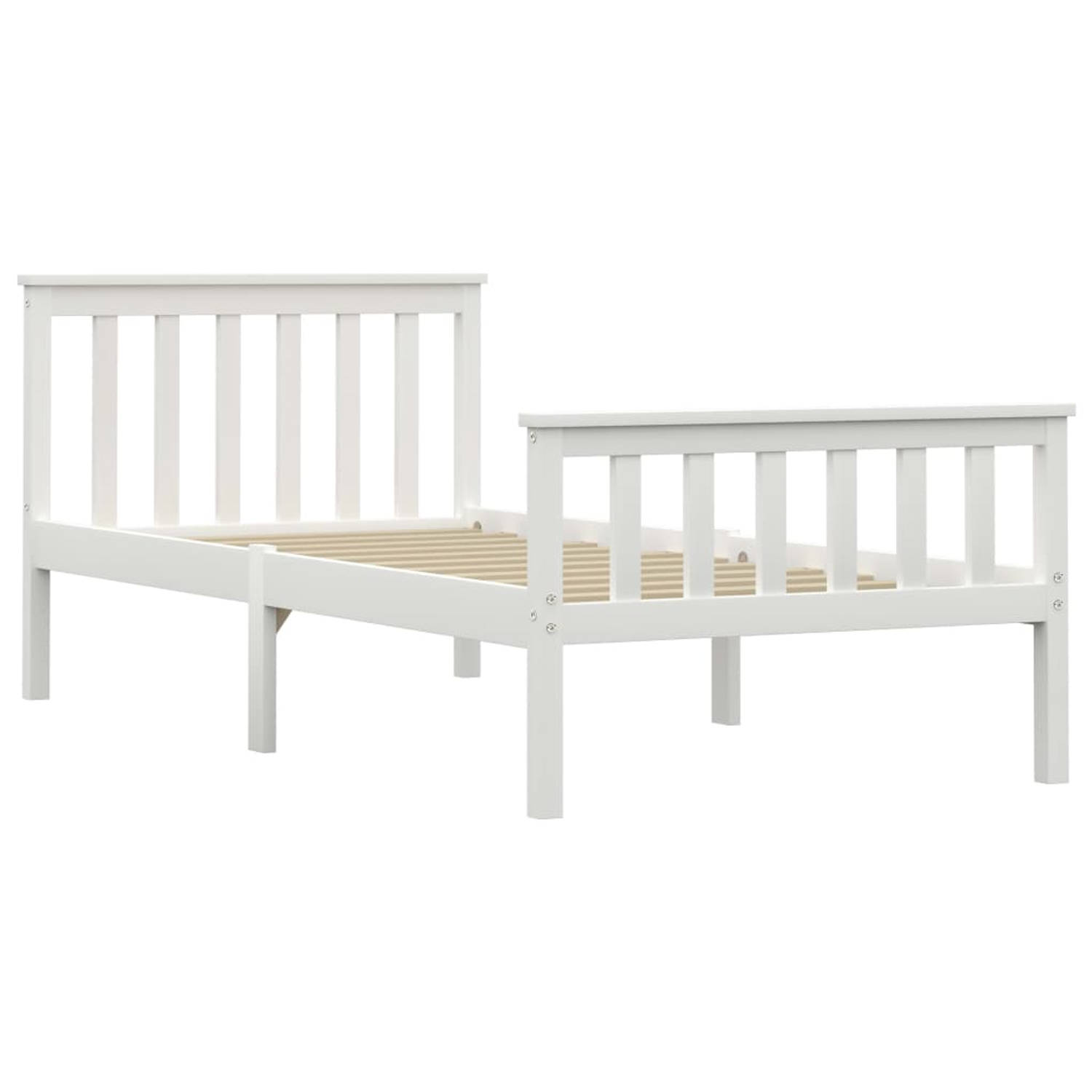 The Living Store Bed Frame - Modern Massief Grenenhout - 100 x 200 cm