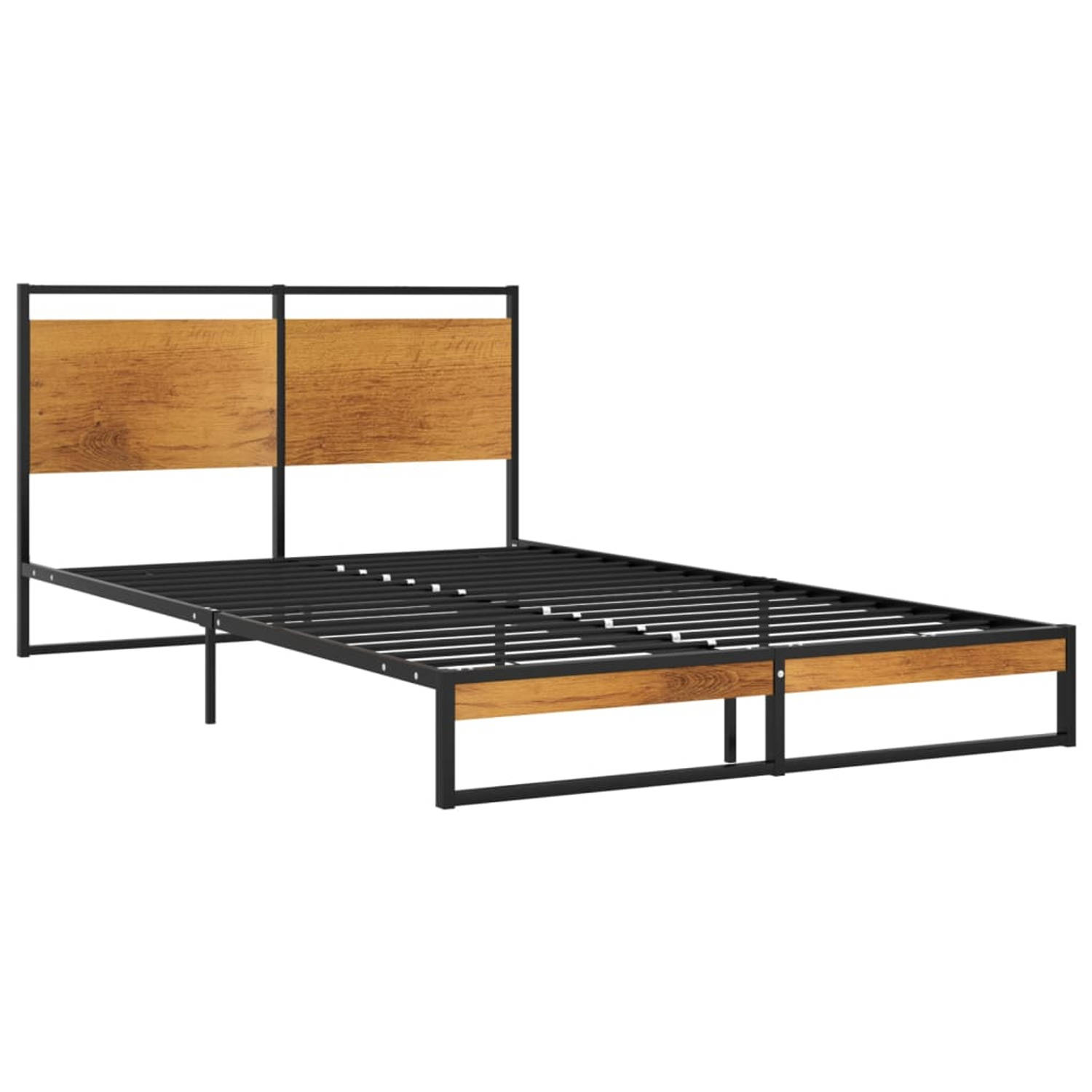 The Living Store Bedframe metaal 120x200 cm - Bedframe - Bedframe - Bed Frame - Bed Frames - Bed - Bedden - Metalen Bedframe - Metalen Bedframes - 2-persoonsbed - 2