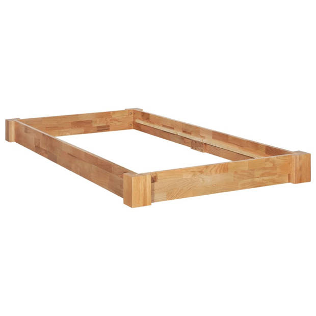 vidaXL Bedframe massief eikenhout 90x200 cm