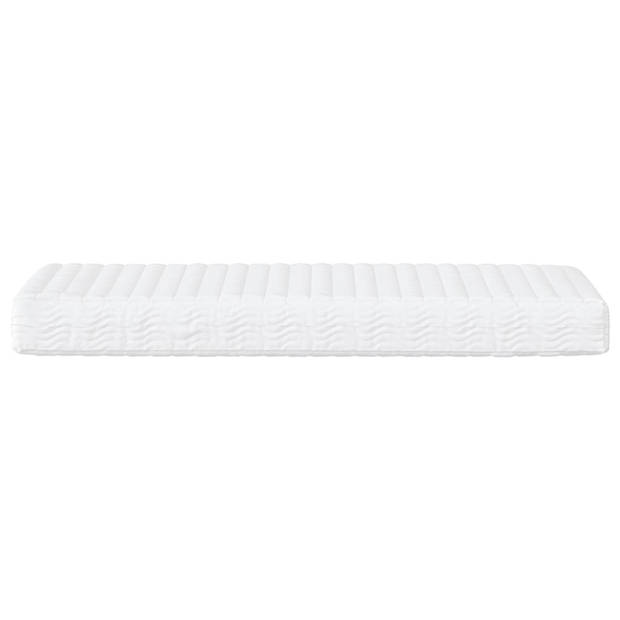 vidaXL Schuimmatras hardheid H2 H3 80x200 cm wit