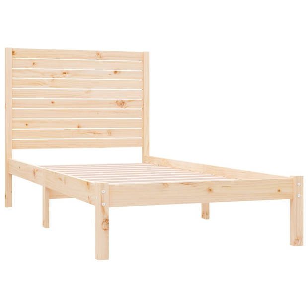 vidaXL Bedframe massief hout 90x200 cm