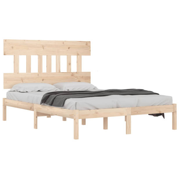 vidaXL Bedframe massief hout 150x200 cm