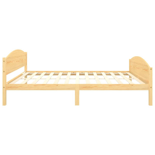 vidaXL Bedframe massief grenenhout 160x200 cm