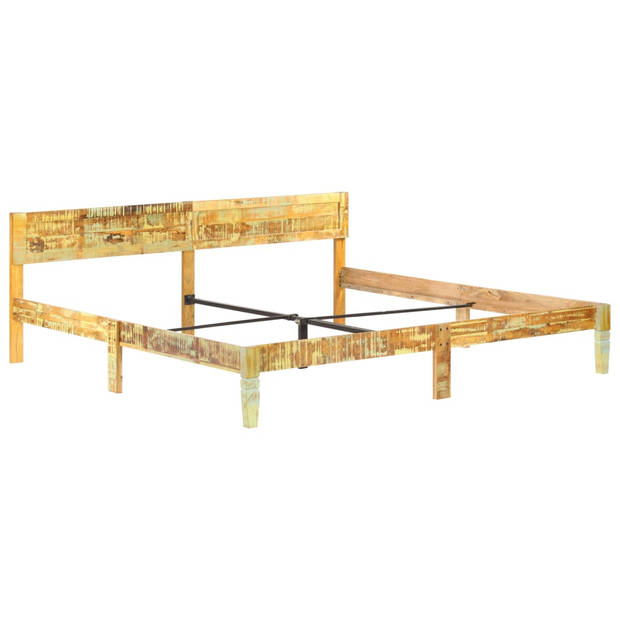 vidaXL Bedframe massief gerecycled hout 200x200 cm