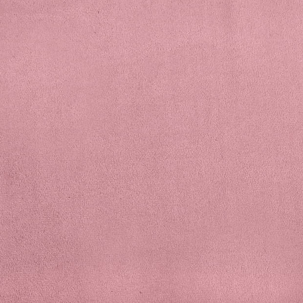 vidaXL Voetenbank 60x50x41 cm fluweel roze