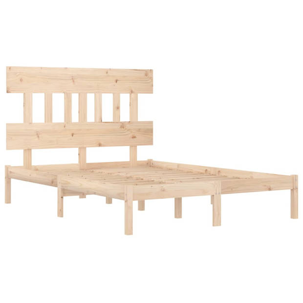 vidaXL Bedframe massief hout 140x200 cm