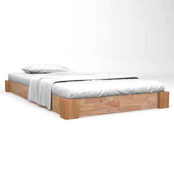 vidaXL Bedframe massief eikenhout 160x200 cm