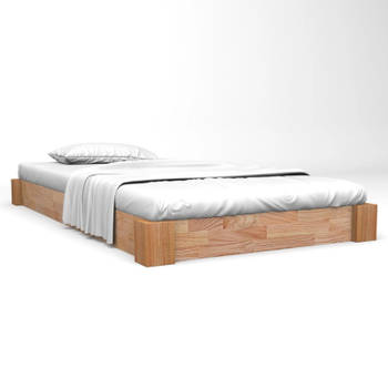 vidaXL Bedframe massief eikenhout 140x200 cm