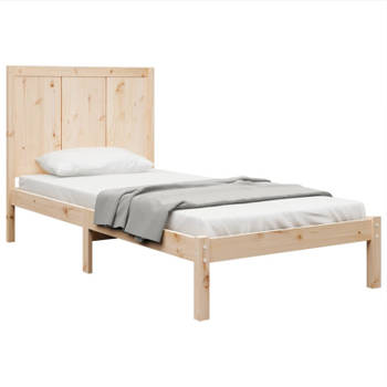 vidaXL Bedframe zonder matras massief grenenhout 100x200 cm