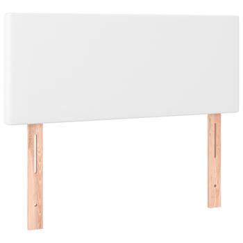 The Living Store Hoofdbord - Bedombouw - 100x5x78/88 cm - Kunstleer hoofdbord voor stijlvolle en comfortabele