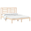 vidaXL Bedframe massief grenenhout 150x200 cm