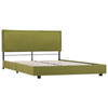 vidaXL Bedframe stof groen 140x200 cm