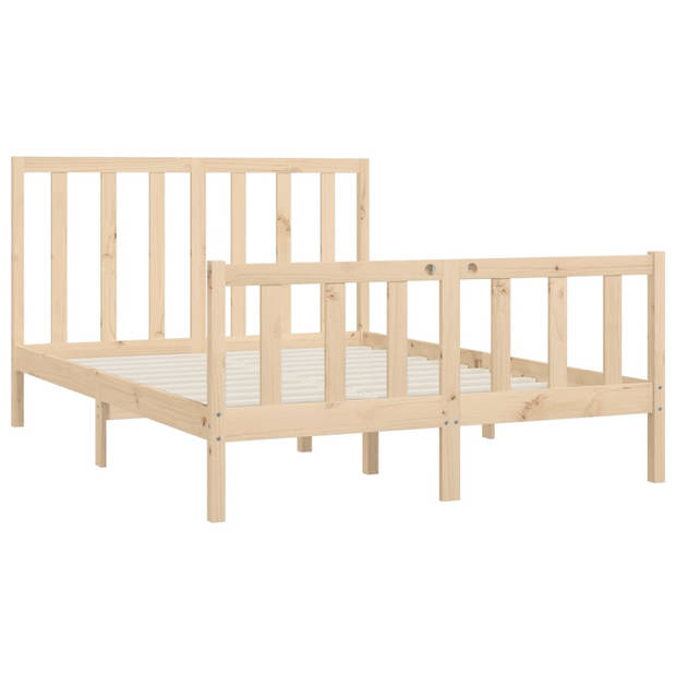 vidaXL Bedframe massief hout 160x200 cm