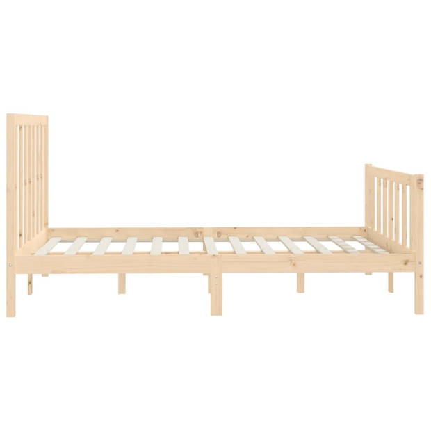 vidaXL Bedframe massief hout 140x200 cm