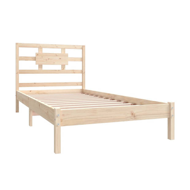 vidaXL Bedframe massief hout 90x200 cm