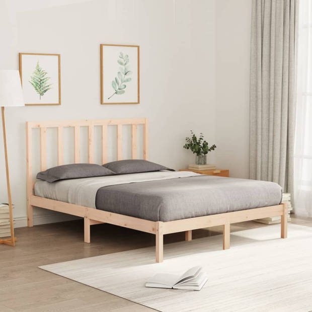 vidaXL Bedframe massief hout 120x200 cm