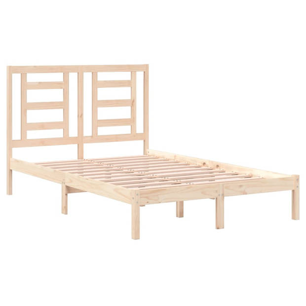 vidaXL Bedframe massief hout 120x190 cm