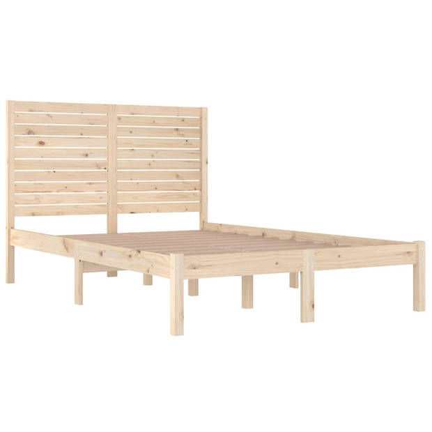 vidaXL Bedframe massief hout 120x190 cm