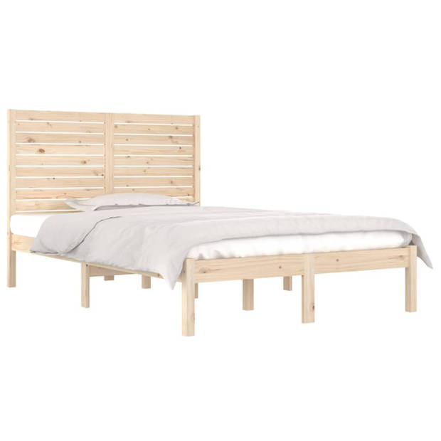 vidaXL Bedframe massief hout 120x190 cm