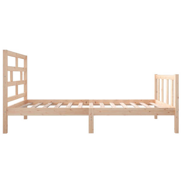 vidaXL Bedframe massief grenenhout 90x200 cm