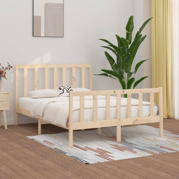 vidaXL Bedframe massief hout 140x200 cm