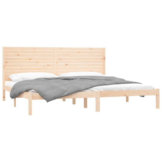 vidaXL Bedframe massief hout 200x200 cm