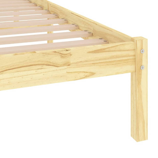 vidaXL Bedframe massief grenenhout 100x200 cm