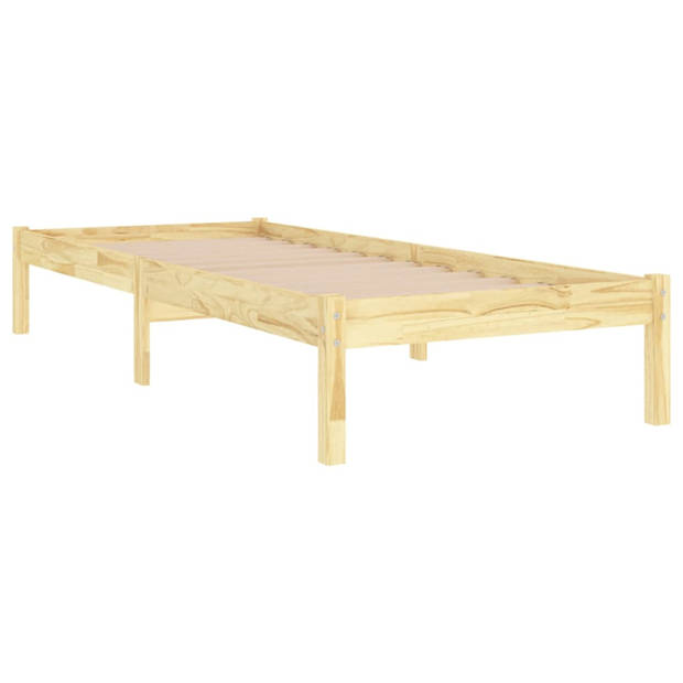 vidaXL Bedframe massief grenenhout 100x200 cm