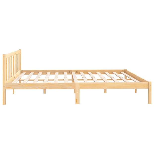 vidaXL Bedframe massief grenenhout 200x200 cm