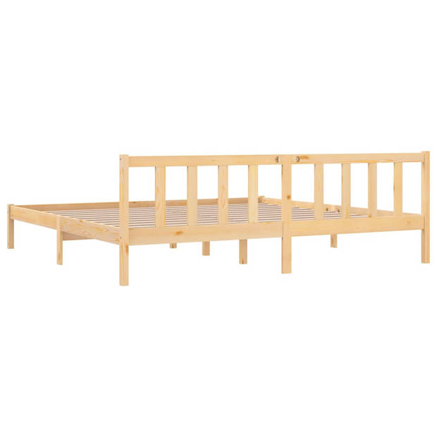 vidaXL Bedframe massief grenenhout 200x200 cm