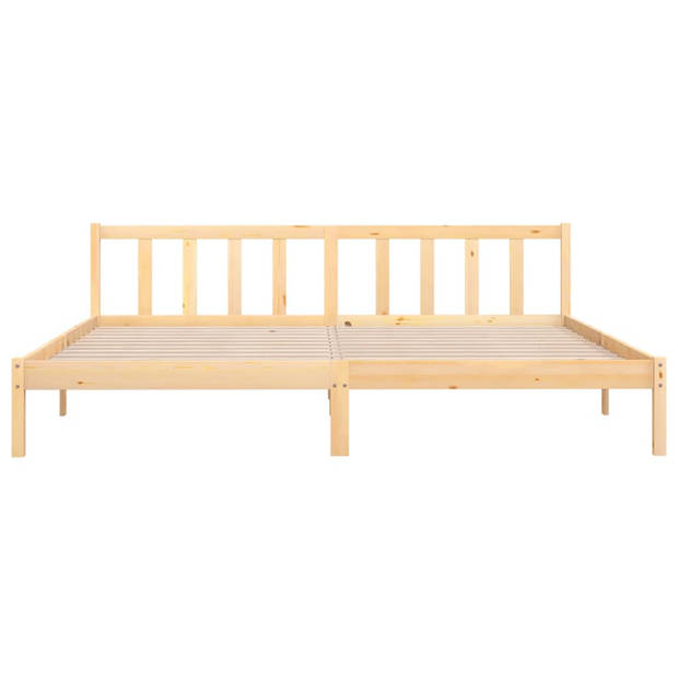 vidaXL Bedframe massief grenenhout 200x200 cm