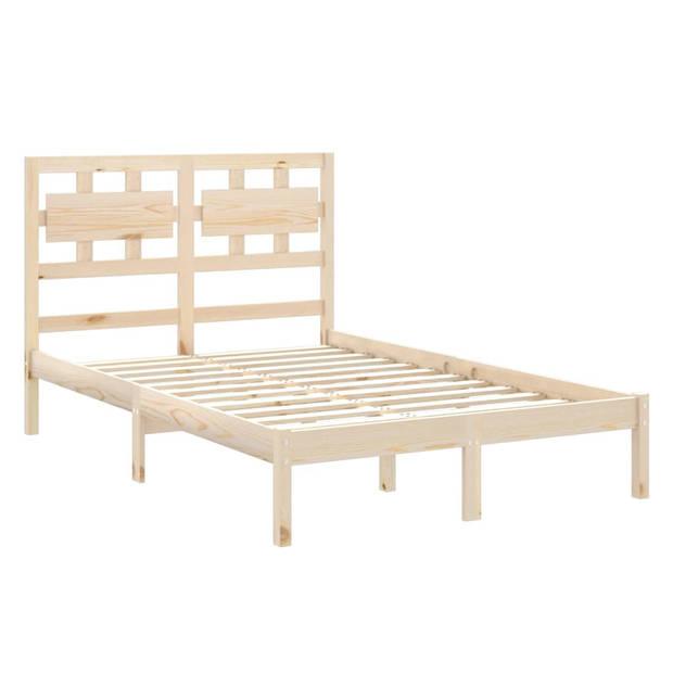 vidaXL Bedframe massief hout 120x200 cm