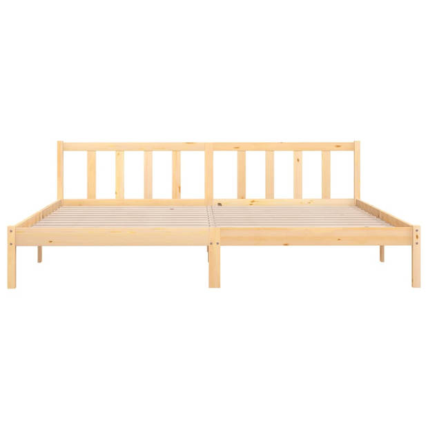 vidaXL Bedframe massief grenenhout 180x200 cm