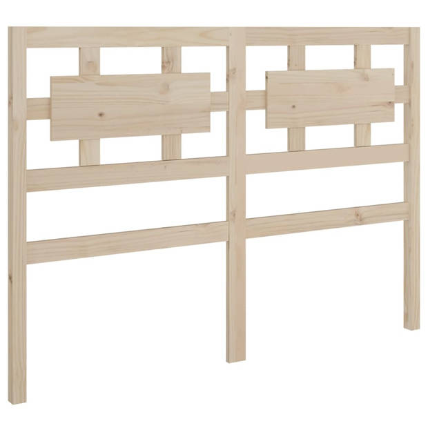 vidaXL Bedframe massief hout 135x190 cm