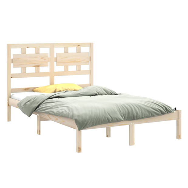 vidaXL Bedframe massief hout 120x200 cm