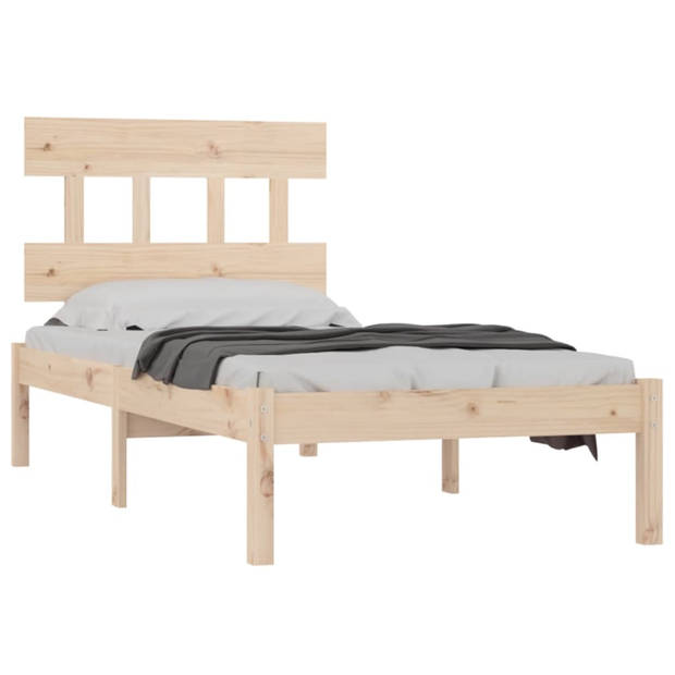 vidaXL Bedframe massief hout 90x200 cm