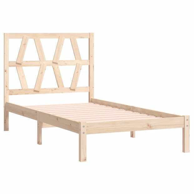 vidaXL Bedframe massief grenenhout 90x200 cm