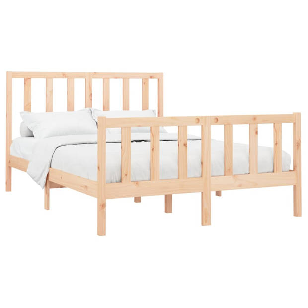 vidaXL Bedframe massief grenenhout 160x200 cm