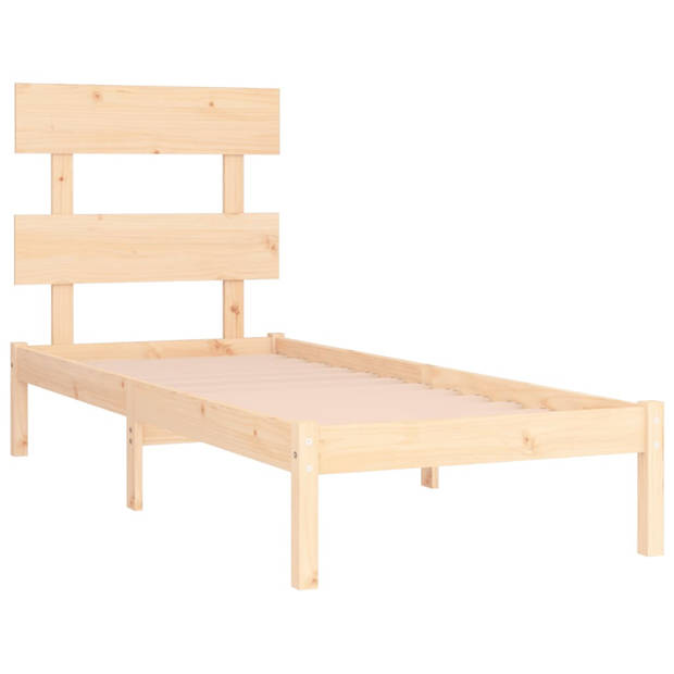 vidaXL Bedframe massief hout 90x200 cm