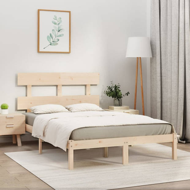 vidaXL Bedframe massief hout 200x200 cm