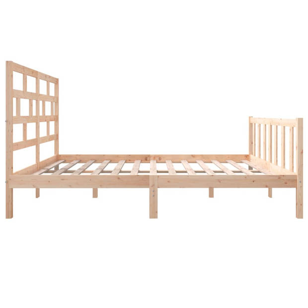 vidaXL Bedframe massief grenenhout 120x200 cm