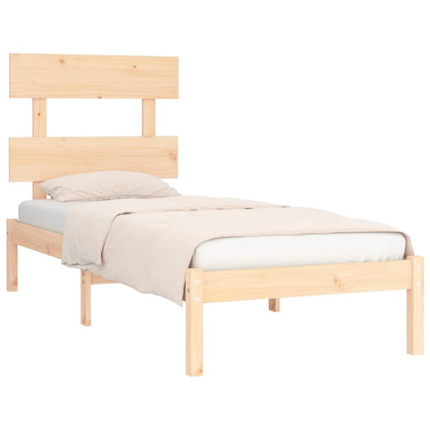 vidaXL Bedframe massief hout 90x190 cm