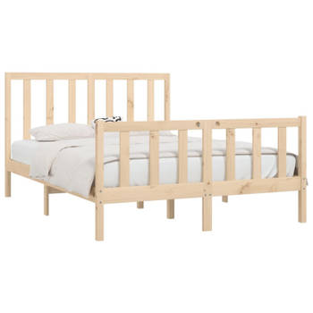 vidaXL Bedframe massief hout 160x200 cm