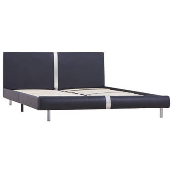 vidaXL Bedframe kunstleer zwart 120x200 cm