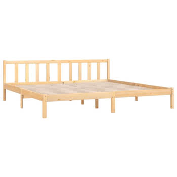 vidaXL Bedframe massief grenenhout 180x200 cm