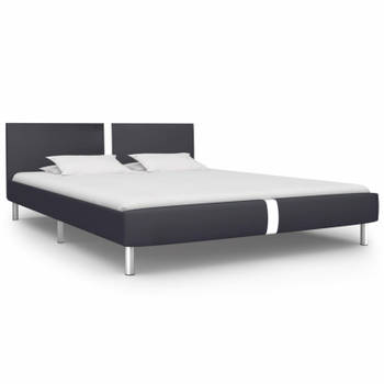 vidaXL Bedframe kunstleer zwart 120x200 cm