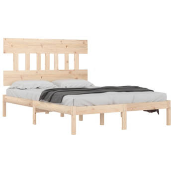 vidaXL Bedframe massief hout 140x200 cm